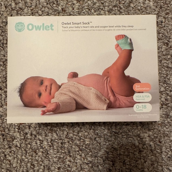 Owlet Smart Sock - Mint - Picture 1 of 3
